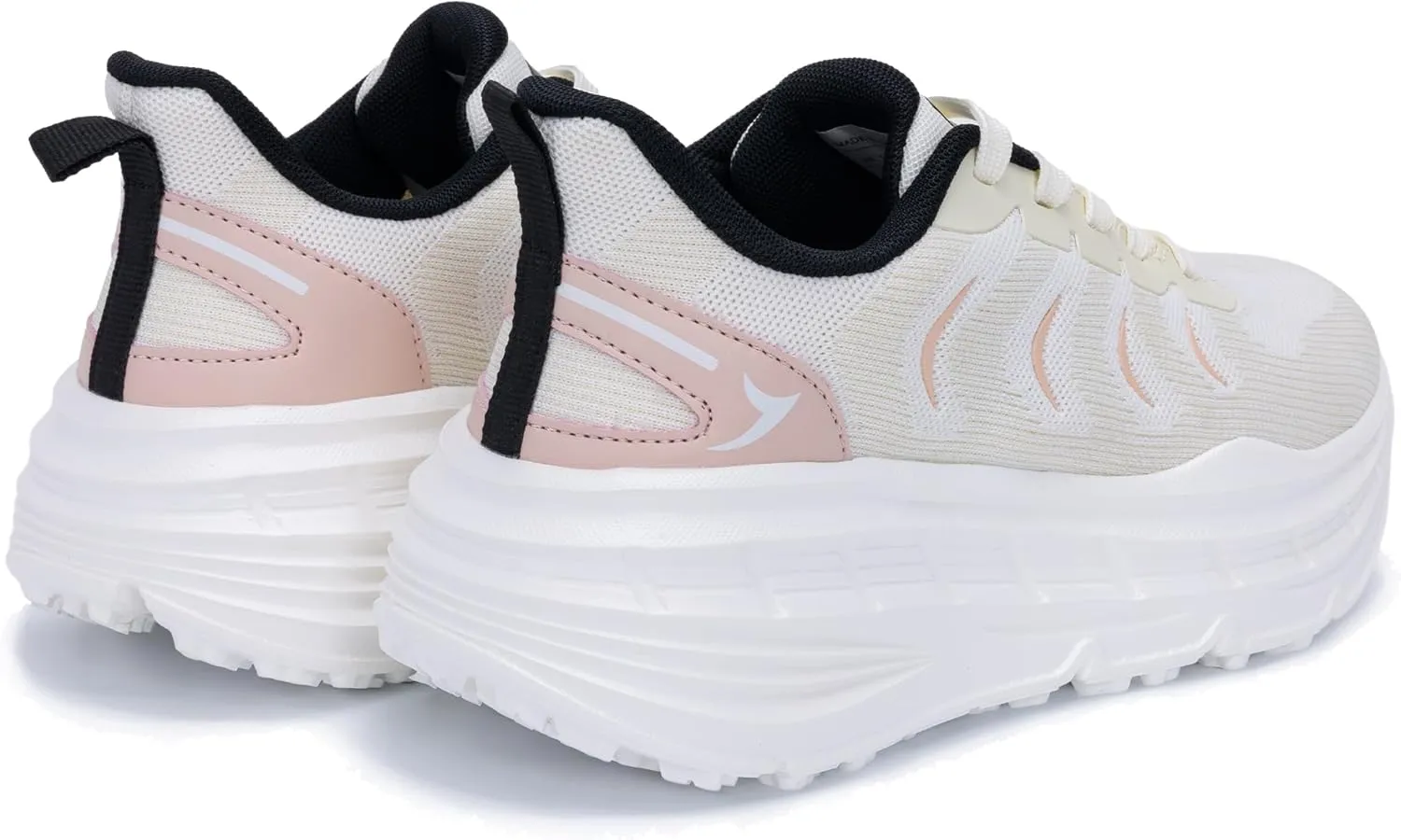 Women's Chunky Platform Sneakers LYNSS 1.0 Lightweight Walking Lace-up Memory Foam Comfortable Casual Sneakers