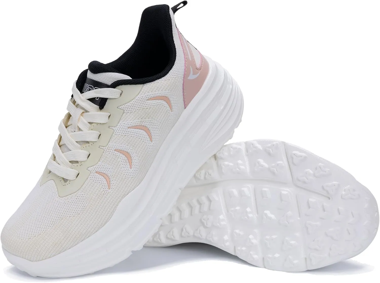 Women's Chunky Platform Sneakers LYNSS 1.0 Lightweight Walking Lace-up Memory Foam Comfortable Casual Sneakers