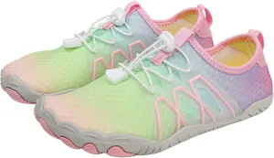 ZWRXW Hike Barefoot Shoes Women Men Wide Toe Box Healthy & Non-Slip Barefoot Shoes Lightweight Breathable Aqua Sports Outdoor Sneakers Wide Waterproof Hike Sneaker